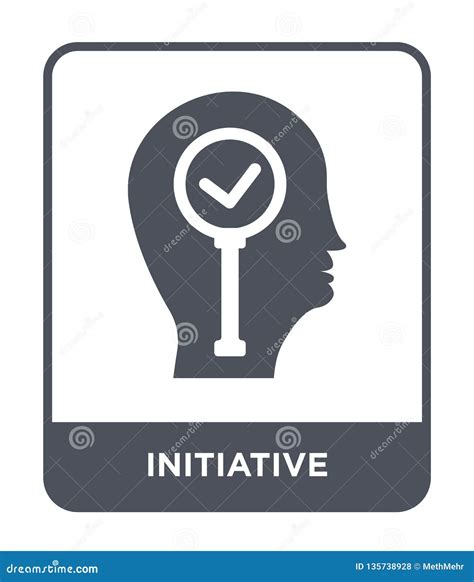 Initiative Icon In Trendy Design Style Initiative Icon Isolated On