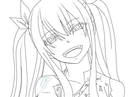 Anime Girl Coloring Pages Transparent Bret Reifsnider