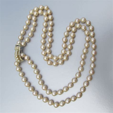 Reserved Corocraft Coro Craft Vintage Long Faux Pearl Etsy Faux