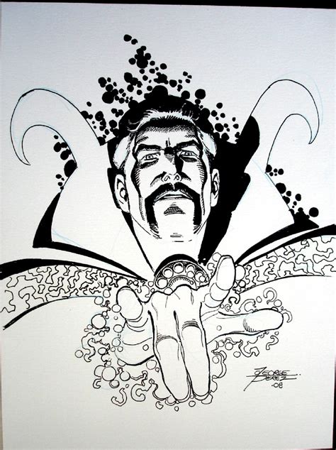 Dr Strange In Michael Lovitzs Perez Pin Ups Sketches Comic Art