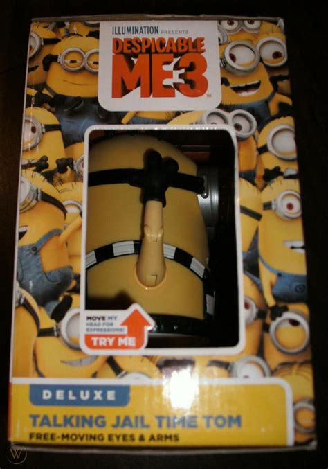 Despicable Me 3 Me3 Minion Deluxe Talking Jail Time Tom With Moving