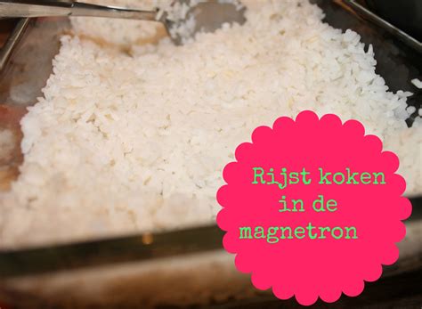Rijst koken in de magnetron Super snel en makkelijk