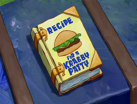 Recipe For A Krabby Patty Encyclopedia Spongebobia Fandom
