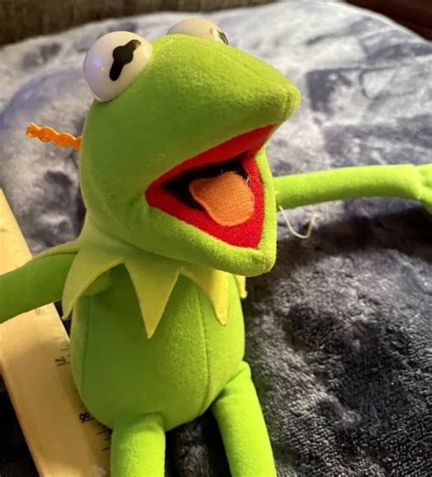 Vintage Nanco Kermit The Frog 12 Plush Jim Hensons Muppets 1000