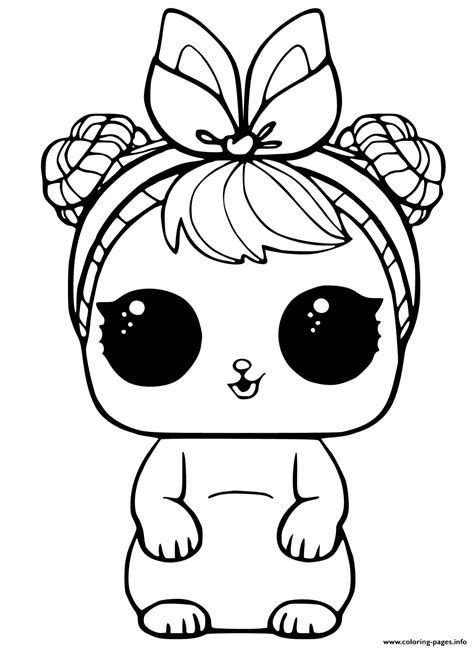 Lol Pets Coloring Page Printable