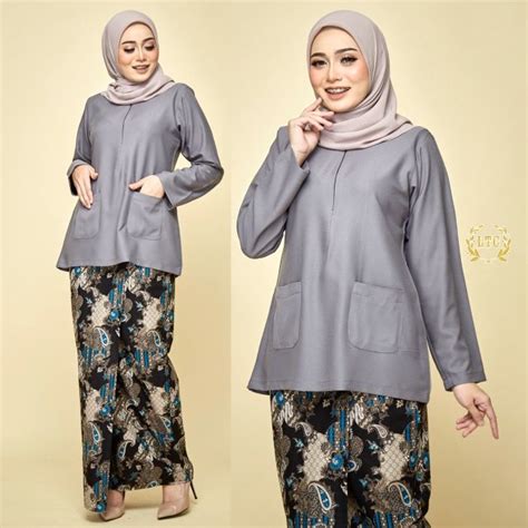 • wuhduk friendly • kain loose dan lembut • simple tapi elegant. 40+ Trend Terbaru Songket Baju Kurung Kedah Batik - Lamaz ...
