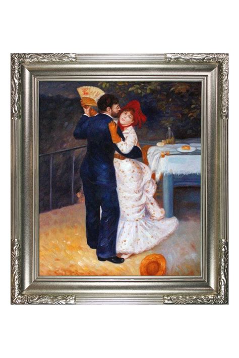 Pierre Auguste Renoir Dance In The Country Framed Hand Painted Oil On
