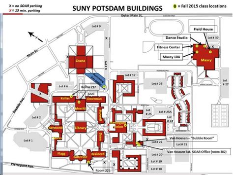 32 Suny Potsdam Campus Map Maps Database Source
