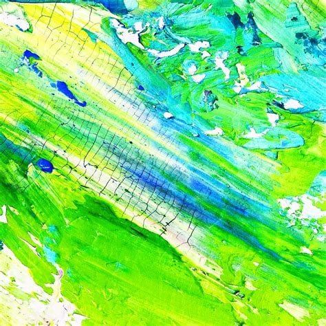 Hd Wallpaper Green And White Abstract Painting Art Artistic Artwork