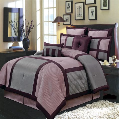 Before purple came out with their. Morgan Purple and Gray Luxury 12 Piece Comforter Set | eBay
