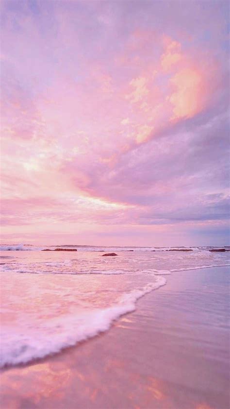 Pink Beach Aesthetic Wallpapers Top Free Pink Beach Aesthetic