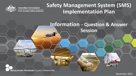 Safety Management System Sms Implementation Plan 8th November 2022