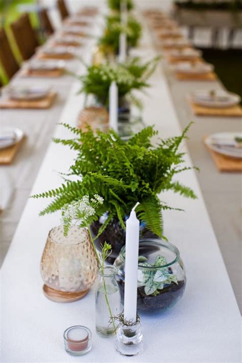 Ferns Botanical Wedding Table Fern Wedding Fern Centerpiece