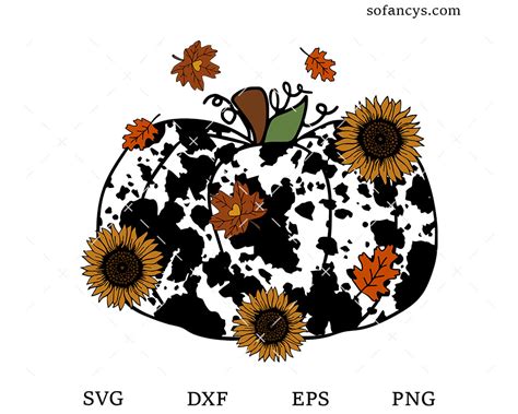 Fall Pumpkin SVG DXF EPS PNG Cut Files