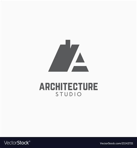 Architecture Studio Logo Royalty Free Vector Image