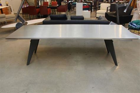 #table#design_ jean prouvé 1950 #guéridon_cafétéria#acajou 105 x 72 cm. 2011 Jean Prouve by G-Star Raw for Vitra S.A.M. Tropique ...