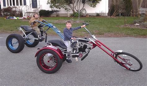 2 Gladiator Style Trikes Builds Trike Cool Bicycles Red Trike