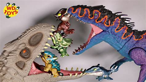 Action Figures Netflix Jurassic World Snap Squad Camp Cretaceous Bumpy Metallic Set Of 4 Toys