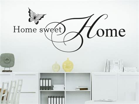Wandtattoo Home Sweet Home Dekorativ Von Klebeheld®de