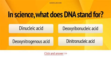What does pet insurance cover? In science, what does DNA stand for? | Trivia Answers ...