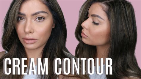 How To Cream Contour Cream Contour For Beginners Easy Cream Contour Tutorial 2020 Youtube