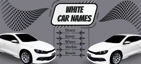150 Unique And Cool White Car Names Oicun