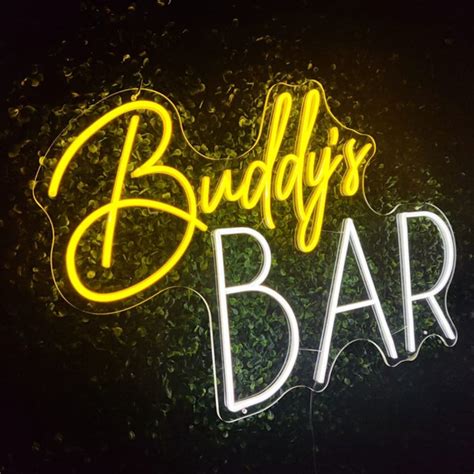 Personalized Home Bar Neon Sign Customized Home Bar Neon Etsy