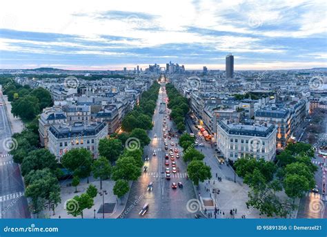 Paris City Skyline France Stock Photo Image Of Star Capital 95891356