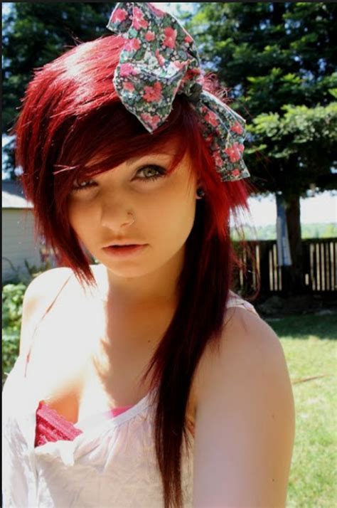 Pin By Taylor Faline On Red Hot Redheads Emo Scene Hair Pretty Red
