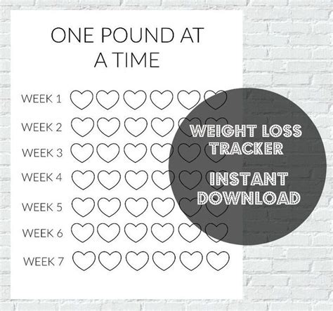 Weight loss trackers for your journal. Pin on Charts