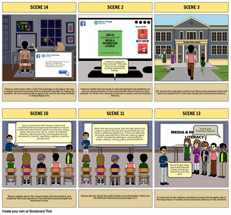MEDIA AND INFORMATION LITERACY Storyboard by 032697de