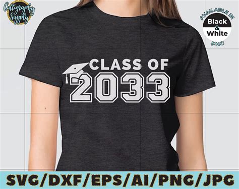 Class Of 2033 Svg Future Graduates Svg Cut File Vinyl Decal Etsy Uk