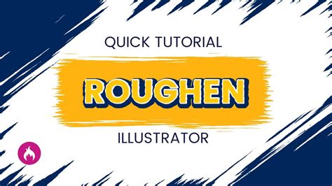 Roughen Effect Text Tutorial Illustrator Youtube
