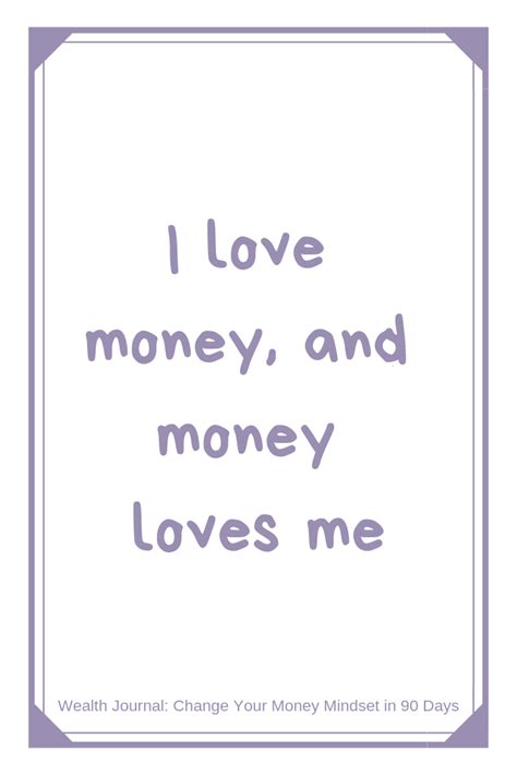 I Love Money And Money Loves Me Wealth Affirmation To Change Your