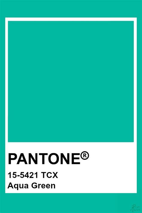 Pantone Aqua Green Pantone Colour Palettes Pantone Green Pantone