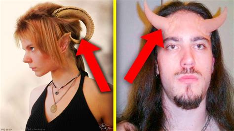 10 Incredible People With Real Horns Youtube