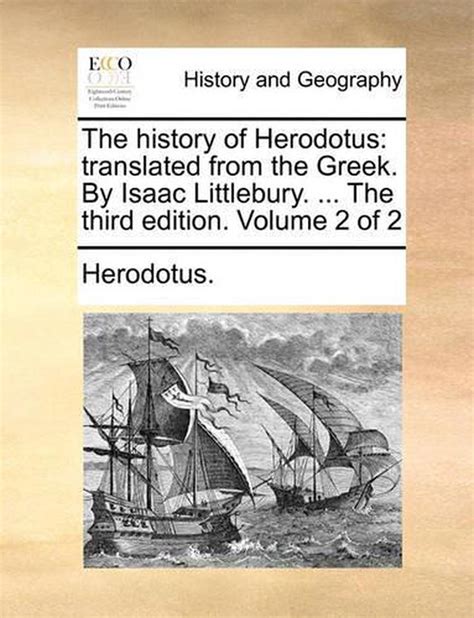 The History Of Herodotus Translated From The Greek By Isaac