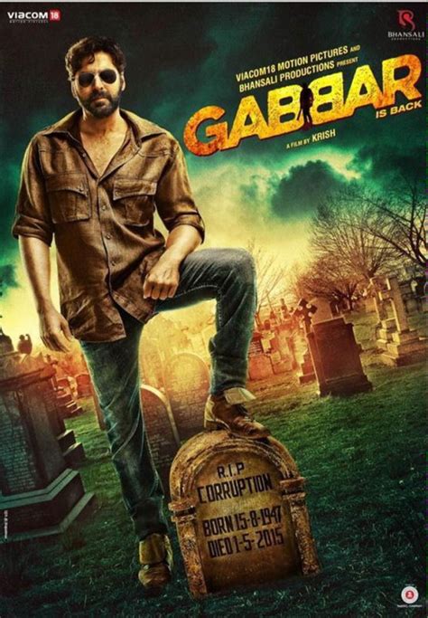 Gabbar Is Back New Poster 2015 Images Akshay Kumar First Look In