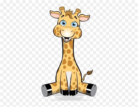 Cute Baby Giraffe Cartoon Images Baby Giraffe Cartoon Drawing Hd Png