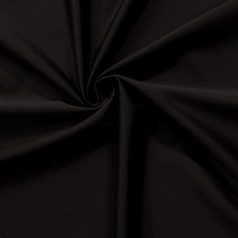 Wholesale Luxe Stretch Matte Satin Fabric Black 25 Yard Bolt