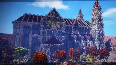 Minecraft Timelapse Epic Cathedral Mega Build Youtube