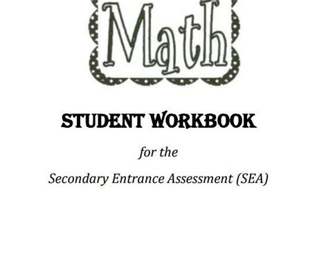 Sea Mathematics Worksheet 2017 My Trini Chile