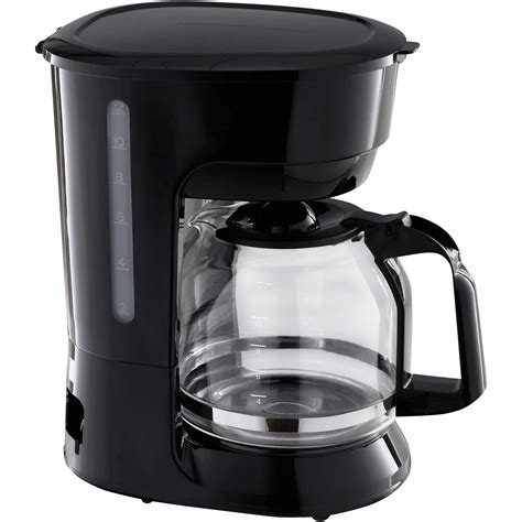 Mainstays Black 12 Cup Coffee Maker With Removable Filter Basket