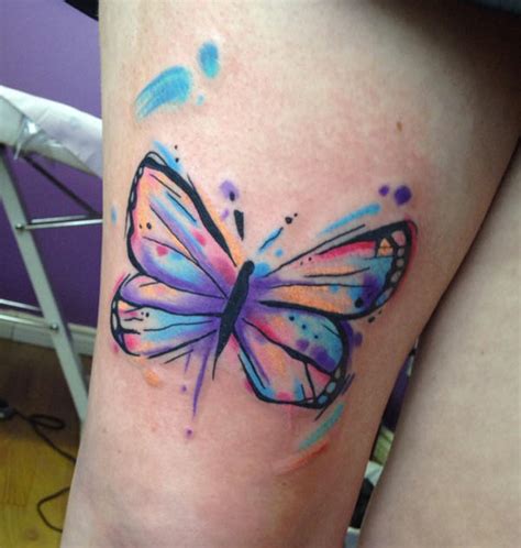 Watercolor Butterfly Tattoo Design Unique Butterfly