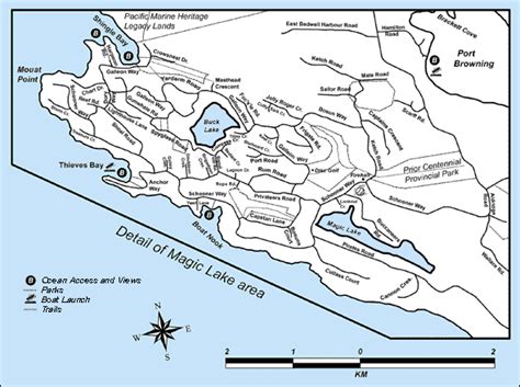 Gulf Island Vacation Rentals Inc Magic Lake Pender Island Map