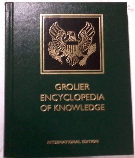 Grolier Encyclopedia Of Knowledge International Edition Complete Set