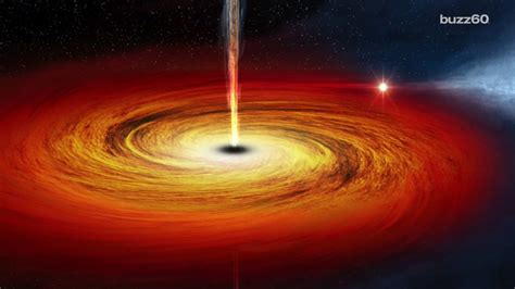 Black Hole Eating The Universe