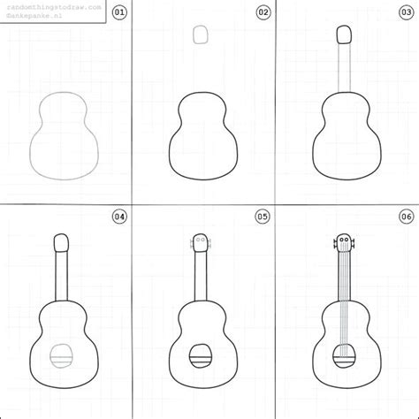 Easy Drawings Of Guitars