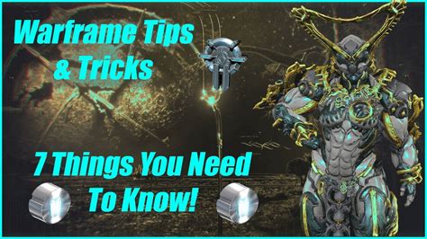 7 Things You Need To Know In Warframe Beginner Friendly Youtube