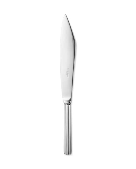 A Large White Knife On A White Background